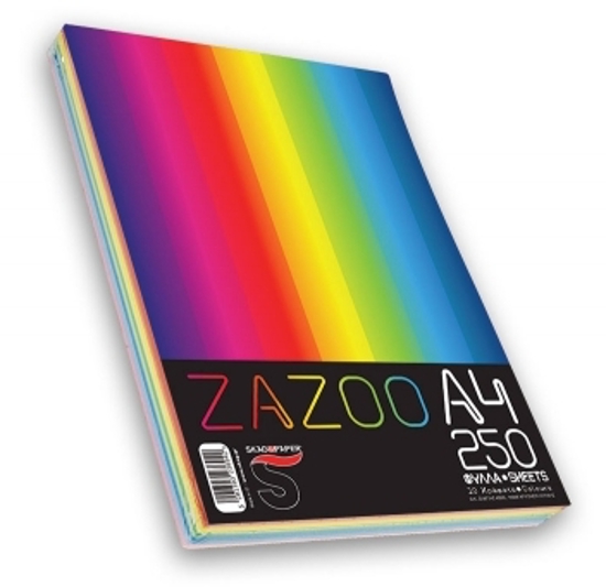 Picture of PHOTOTYPE A4 80GR 10-COLORS 250-SHEETS ZAZOO