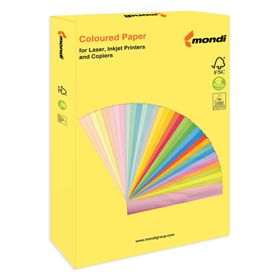 Picture of COLOR PAPER MONDI 160gr A4 Canary Yellow 713A