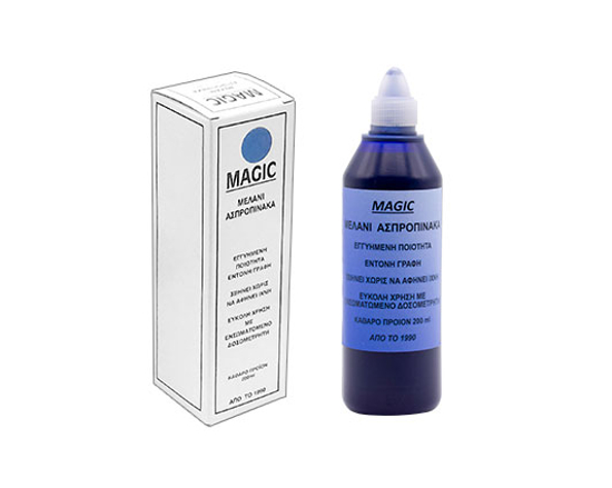 Picture of INK BOARD MARKER MAGIC 200ml BLUE PLASTIC BOTTLE