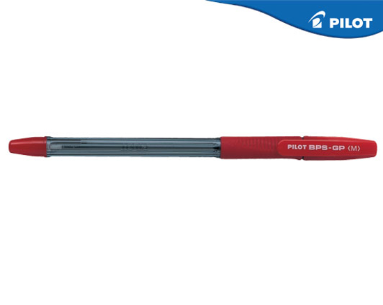 Picture of PILOT PEN BPS-GP MEDIUM 1.0mm RED