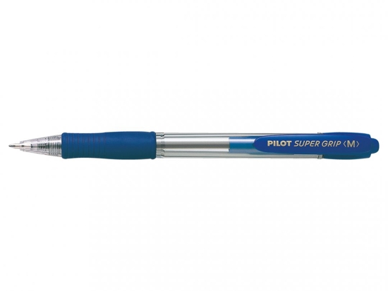 Εικόνα της PILOT ΣΤΥΛΟ SUPER GRIP MEDIUM 1.0mm ΜΠΛΕ