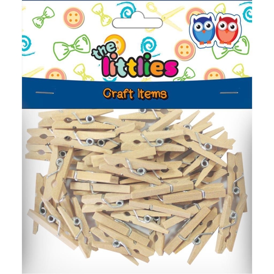 Picture of WOODEN PEGETS 45PCS 25mm THE LITTLIES