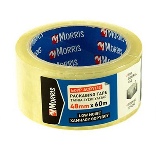 Picture of PACKAGING TAPE TRANSPARENT SILENT 48X60M