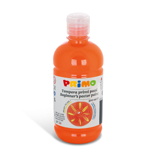 Picture of TEMPERA PRIMO BOTTLE 500ml N.250 ORANGE