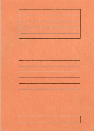 Picture of ORANGE FOLDER PAPER WITH WING