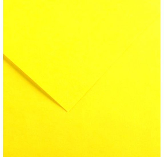 Picture of PAPER CANSON COLORLINE 50x70 220gr 04 CANARY YELLOW