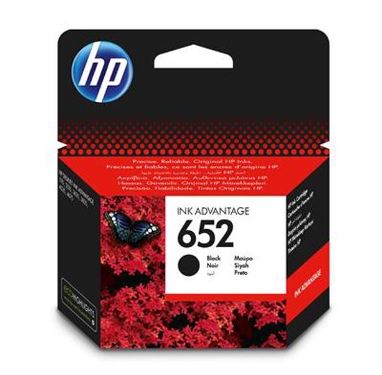 Εικόνα της Μελάνι HP 652 Black