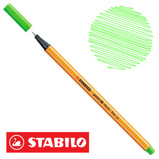 Εικόνα της ΜΑΡΚΑΔΟΡΟΣ STABILO 88/033 NEON GREEN