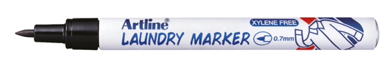 Picture of LAUNDRY MARKER ARTLINE EK-750 ROUND NOSE 0.7mm BLACK