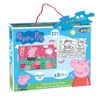 Picture of PEPPA PIG 2 SIDED FLOOR COLORING PUZZLE LUNA TOYS, 48 PIECES, 90X60 CM. 3+