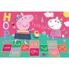 Picture of PEPPA PIG 2 SIDED FLOOR COLORING PUZZLE LUNA TOYS, 48 PIECES, 90X60 CM. 3+