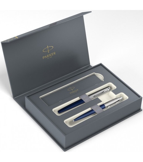 Picture of Gift Set FOUNTAIN PEN & BALLPEN PARKER Jotter Royal Blue CT