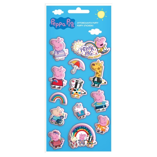 Picture of STICKERS PUFFY 10X22CM PEPPA PIG
