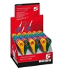 Picture of SCISSOR SCHOOL 13CM WITH RULER 4 COLORS FOR RIGHT-HANDERS, YELLOW-ORANGE DOUBLE COLOR FOR LEFT-HANDERS WESTCOTT