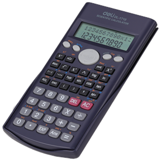 Picture of CALCULATOR SCIENTIFIC DELI 240 FUNCTIONS 16.5x8.8x2.3cm BATTERY