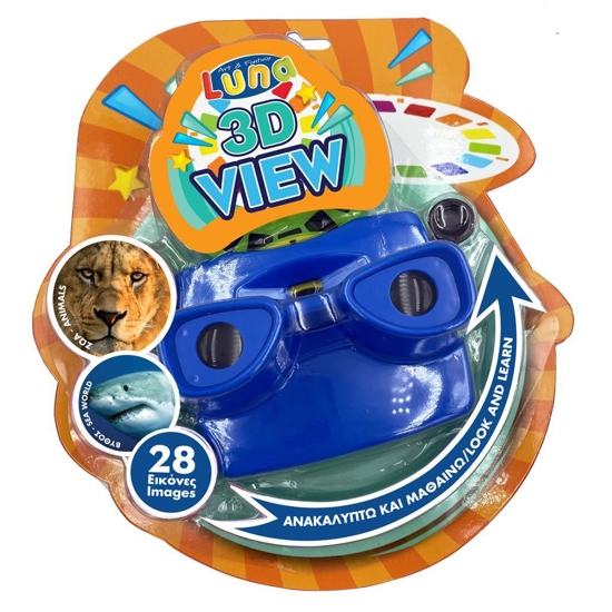 Picture of CAMERA 3D IMAGE JUNGLE AND SEA ANIMALS WITH DISC LUNA TOYS