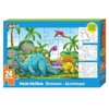 Picture of PUZZLE 24TEM 41X28EC WITH 3 CELLS CHROME DINOSAURS