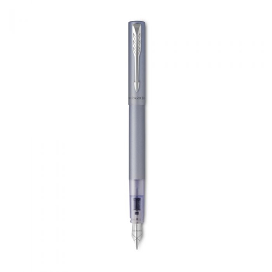 Picture of Fountain Pen Parker Vector SILVER BLUE XL