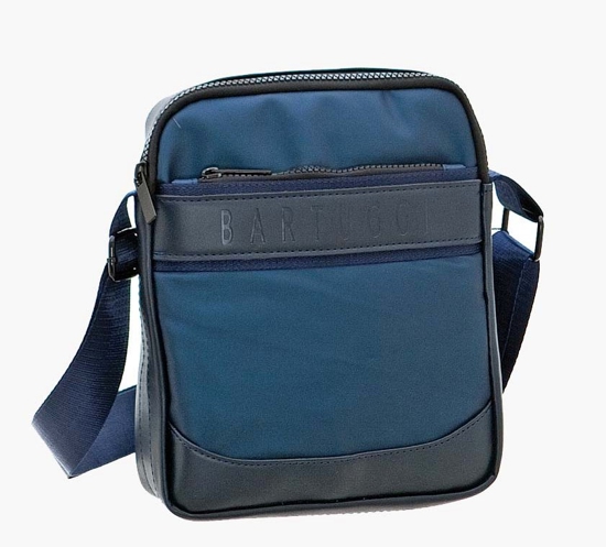 Εικόνα της Bartuggi Ανδρική τσάντα ταχυδρόμου Μπλε - 82-718-110607-42