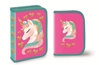 Picture of PENCIL CASE SCΟΟL 1 ΖΙΡΡ UNICORN PINK-TURQUOISE FULL 20Χ13Χ3.5