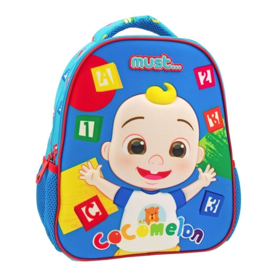 Picture of SCHOOL BACKPACK TODDLER COCOMELON MUST 2 POCKETS