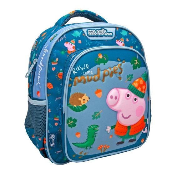 Picture of SCHOOL BACKPACK TODDLER GEORGE PIG MUDPIES MUST 2 POCKETS