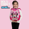 Picture of SCHOOL BACKPACK TODDLER DISNEY MINNIE MOUSE FUN VIBES MUST 2 POCKETS