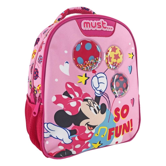 Εικόνα της ΣΧΟΛΙΚΗ ΤΣΑΝΤΑ ΠΛΑΤΗΣ ΝΗΠΙΟΥ DISNEY MINNIE MOUSE SO FUN MUST 2 ΘΗΚΕΣ