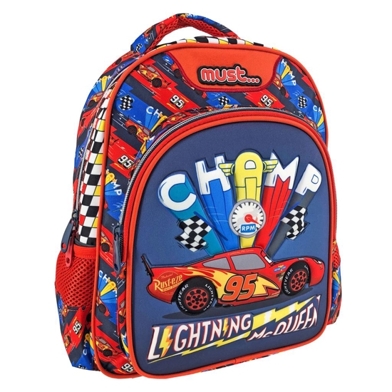 Picture of SCHOOL BACKPACK TODDLER DISNEY CARS RACE MODE MUST 2 POCKETS