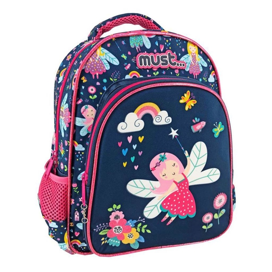 Picture of SCHOOL BACKPACK TODDLER MUST LITTLE FAIRY GLOW IN THE DARK 2 POCKETS