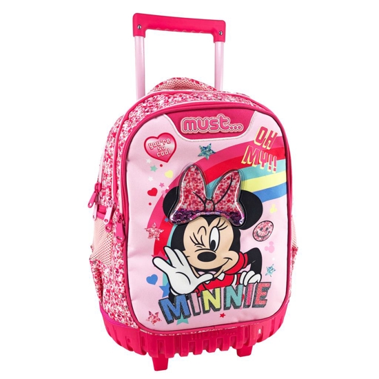 Picture of PRIMARY SCHOOL BAG TROLLEY DISNEY MINNIE MOUSE OH MY MINNIE MUST 3 POUCHES