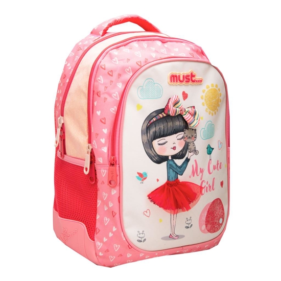 Picture of PRIMARY SCHOOL BACKPACK MY CUTE GIRL MUST 3 CASES