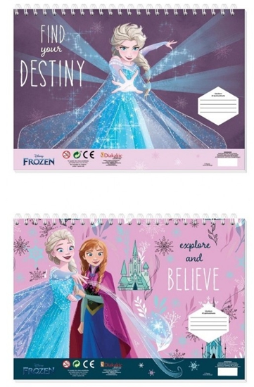 Picture of PAINTING BLOCK FROZEN 2 23X33 40 SHEETS STICKERS-STENCIL- 2 COLORING PAGES 2 DESIGNS