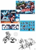 Picture of PAINTING BLOCK AVENGERS CAPTAIN AMERICA 23X33 40 SHEETS STICKERS-STENCIL- 2 COLORING PAGES 2 DESIGNS
