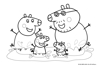 Picture of PAINTING BLOCK PEPPA PIG 23X33 40 SHEETS STICKERS-STENCIL- 2 COLORING PAGES 2 DESIGNS