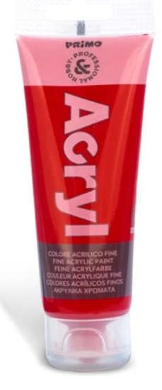 Picture of ACRYLIC PAINT TUBE 75ML RED CARMINE CMP