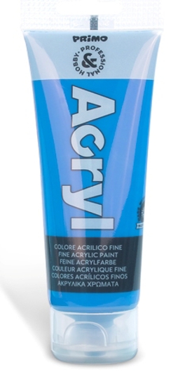 Picture of ACRYLIC PAINT TUBE 75ML LIGHT BLUE CYAN CMP