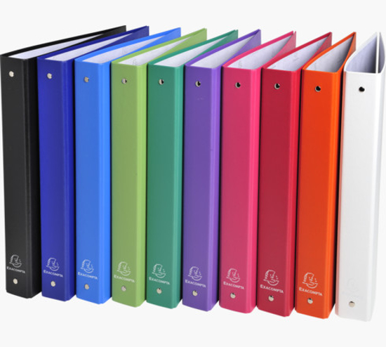 Picture of RING BINDER PAPER PP EXACOMPTA A4 4 RINGS 40MM 10 COLOURS