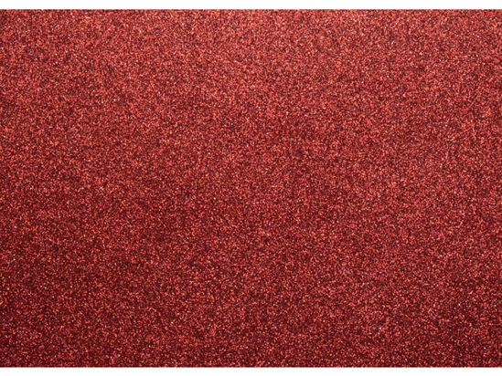 Picture of CARDBOARD GLITTER 50 X 70CM 300GR COLOR RED