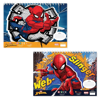 Picture of PAINTING BLOCK SPIDERMAN 23X33 40 SHEETS STICKERS-STENCIL- 2 COLORING PAGES 2 DESIGNS