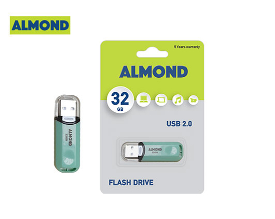 Εικόνα της ALMOND FLASH DRIVE USB 32GB PASTEL MINT