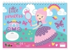 Picture of PAINTING BLOCK THE LITTLIES GIRL 23X33 40 SHEETS STICKERS-STENCIL- 2 COLORING PAGES 2 DESIGNS