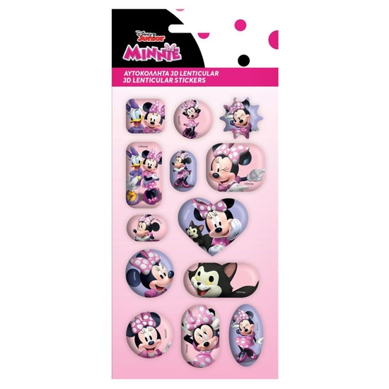 Picture of STICKERS 3D LENTICULAR 10X22 MINNIE