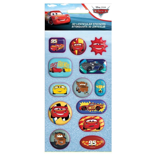 Picture of STICKERS 3D LENTICULAR 10X22 CARS