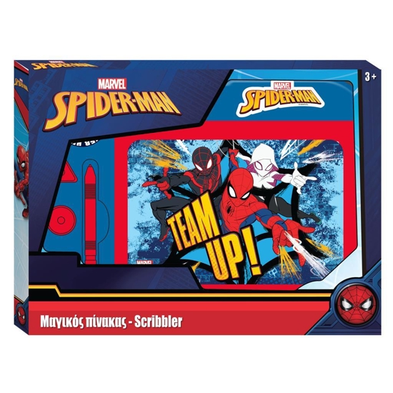 Εικόνα της ΜΑΓΙΚΟΣ ΠΙΝΑΚΑΣ ΓΡΑΨΕ ΣΒΗΣΕ SPIDERMAN 38X28X3CM