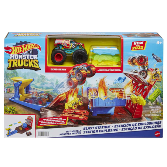 Picture of Hot Wheels® Monster Trucks Super Blasts & Crashes Playset
