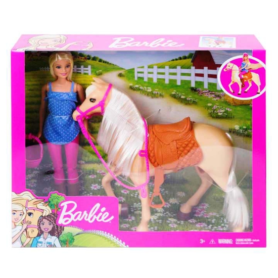 Picture of Barbie and Horse
