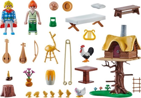 Picture of PLAYMOBIL Asterix: The Treehouse of the Bard Cacophoenix 71016