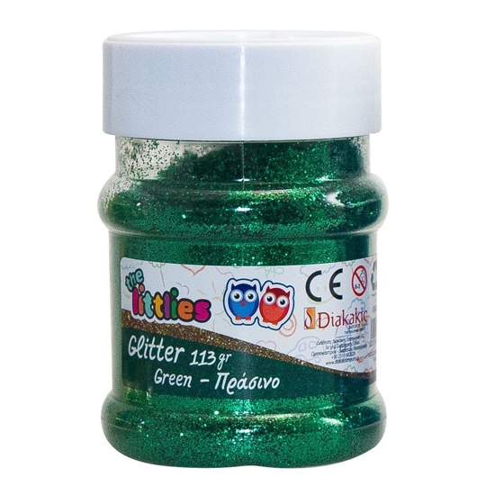 Εικόνα της ΧΡΥΣΟΣΚΟΝΗ ΑΛΑΤΙΕΡΑ GLITTER THE LITTLIES ΠΡΑΣΙΝΟ 113 ΓΡ.