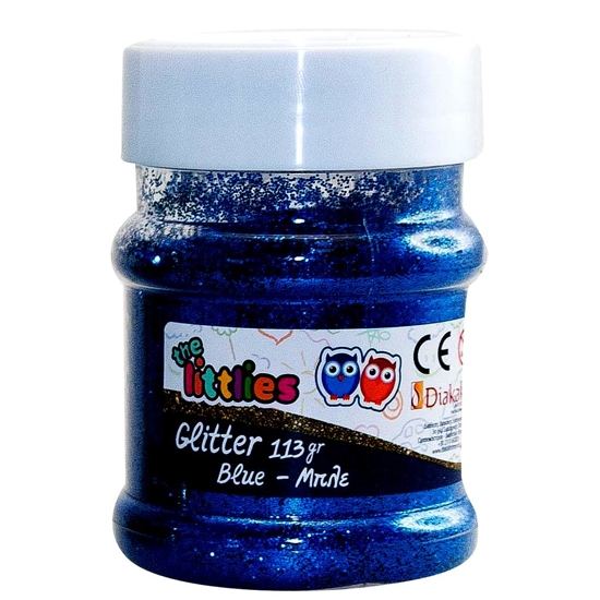 Εικόνα της ΧΡΥΣΟΣΚΟΝΗ ΑΛΑΤΙΕΡΑ GLITTER THE LITTLIES ΜΠΛΕ 113 ΓΡ.